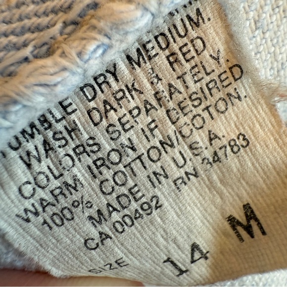 VINTAGE! 80s 90s Y2K Lee Riders Women’s Light Wash Straight Jeans Denim Size 14 - Picture 11 of 11